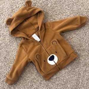 Carter’s Zip up Bear Hoody 3M 🐻